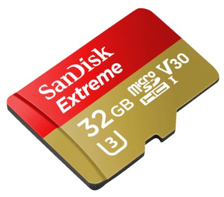 SANDISK Extreme Micro-SDXC Speicherkarte (32 GB, 100 MB/s, UHS Class 3, Video Speed Class 30) für nur 8,- Euro