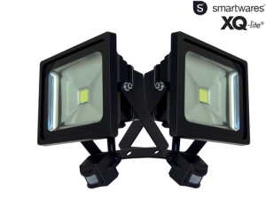 Doppelpack Smartwares XQ-Lite LED-Fluter mit Bewegungsmelder und 30 Watt nur 25,90 Euro