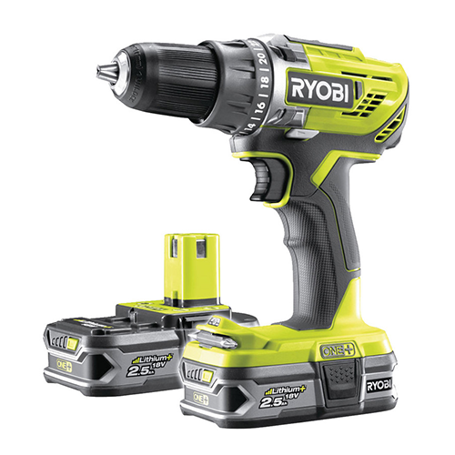 Ryobi R18DD3-225S Bohrmaschine mit zwei Akkus für nur 105,90 Euro inkl. Versand