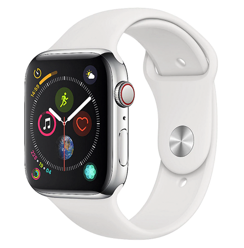 Ausverkauft! Apple Watch Series 4 (LTE, 44mm, Edelstahlgehäuse mit Sportarmband) für nur 449,- Euro (statt 549,- Euro)