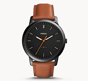 Knaller! Fossil Herrenuhr The Minimalist Slim mit Lederarmband für nur 40,46 Euro inkl. Versand