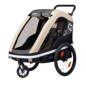 Hamax Kinderfahrradanhänger Avenida Twin (Kaffee Braun) für nur 229,99 Euro inkl. Versand