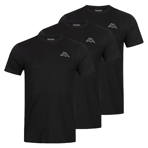3er-Pack Kappa Ulliko Unisex T-Shirts (Größen S-L) für nur 17,08 Euro (statt 33,- Euro)