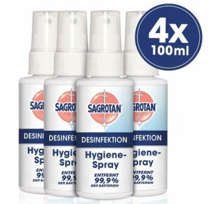 4er Pack Sagrotan Hygiene Spray (je 100ml) für nur 12,99 Euro inkl. Versand