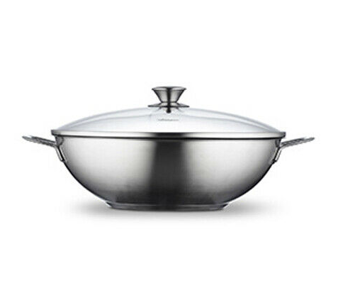 Fontignac by Zwilling Wok 32 cm mit Deckel aus mattiertem Edelstahl, Induktion für nur 24,99 Euro inkl. Versand