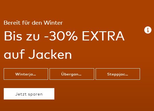 30% Rabatt auf Jacken im ABOUT YOU Onlineshop