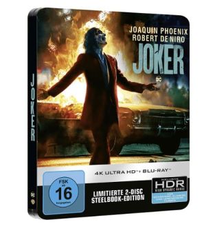 Joker (SteelBook) 4K Ultra HD Blu-ray für nur 31,58 Euro inkl. Versand