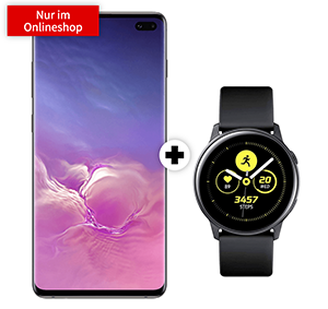 o2 Free M Boost mit 40GB Daten für mtl. 34,99 Euro + Samsung Galaxy S10+ & Galaxy Watch Active für 1,- Euro