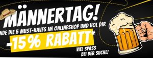 Vatertagsspecial: -15% Rabatt bei Sportspar beim Kauf von 5 Artikeln