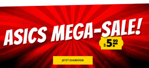 Asics Mega Sale bei Sportspar mit vielen verschiedenen Produkten – bereits ab 5,99 Euro