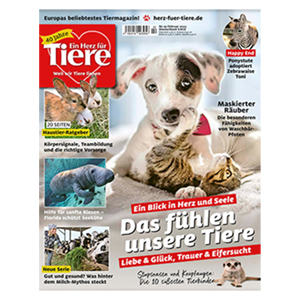 Jahresabo (11 Ausgaben) Ein Herz für Tiere für nur einmalig 23€ (statt 48,95€)