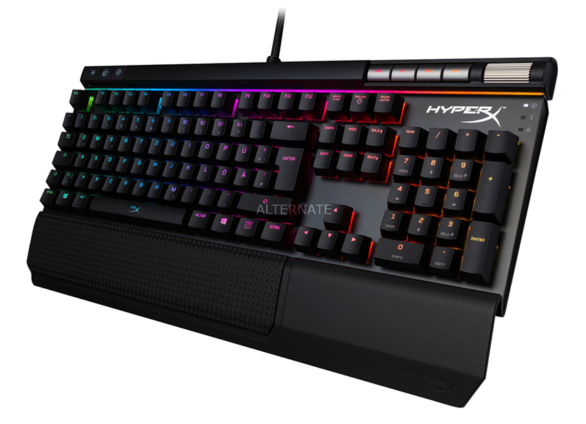 Nur noch wenige verfügbar: Kingston HyperX Alloy Elite RGB Gaming Tastatur für nur 84,90 Euro (statt 138,- Euro)