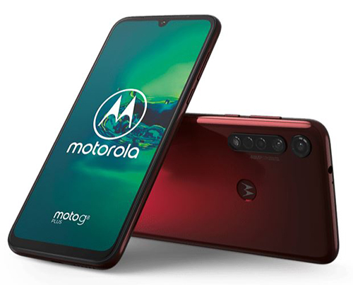 MOTOROLA Moto G8 PLUS (64 GB, Dunkelrot) für nur 179,- Euro inkl. Versand