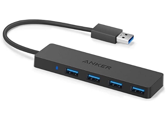 Prime-Deal: Anker Ultra Slim Extra Leicht 4 Port USB 3.0 Hub für 8,99 Euro bei Prime-Versand