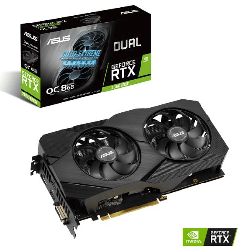 ASUS GeForce RTX 2060 SUPER Dual Evo V2 OC 8GB Grafikkarte für nur 369,45 Euro inkl. Versand