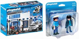 Bundle: Playmobil City Action Polizeistation 9372 + Action Duo Pack für nur 49,98 inkl. Versand