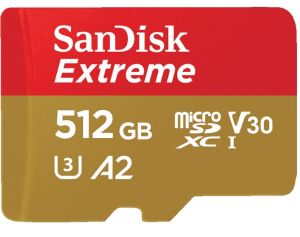 Sandisk Extreme Micro-SDXC Speicherkarte (512 GB, 160 MB/s) für nur 96,51 Euro inkl. Versand