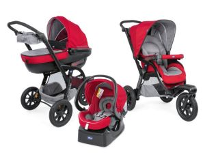 Chicco Travel-System Trio Activ3 mit KIT-Car Red Berry für nur 509,99 Euro inkl. Versand