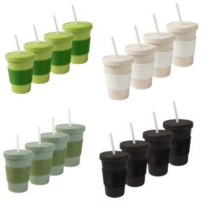 4er Set Coffee to go Kaffee-Becher aus Bambus für nur 9,99 Euro inkl. Versand