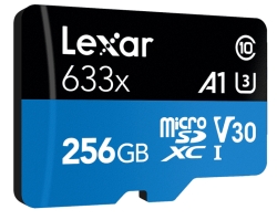 LEXAR LSDMI256BBEU633A Micro-SDXC Speicherkarte, 256 GB für 25,34 Euro