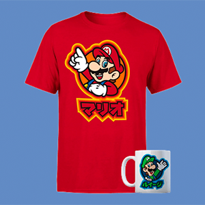 Verschiedene Nintendo Bundles (T-Shirt + Tasse) für nur je 11,48 Euro inkl. Versand