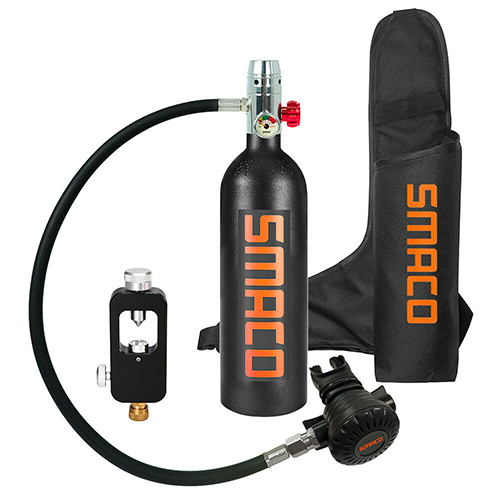 Taucher-Gadget: 1L Sauerstoffflasche für nur 149,99 Euro – mit Adapter für 169,99 Euro