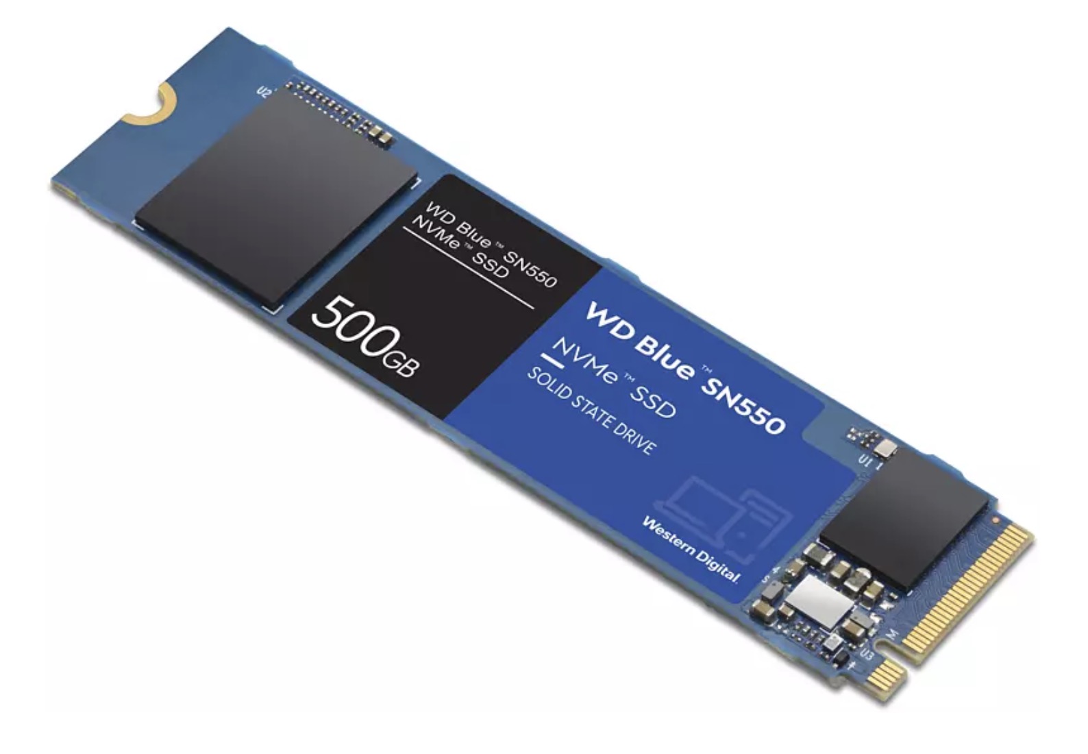 WD Blue SN550 M.2 NVMe 500 GB SSD für nur 37,40€