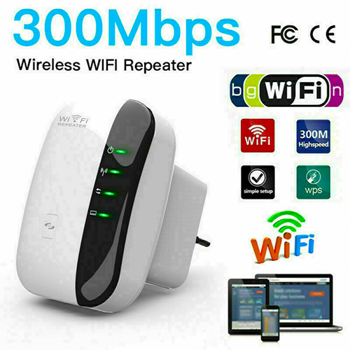 Wifi-Repeater (300 Mbit/s, 2,4 GHz, WPS) für nur 12,85 Euro inkl. Versand