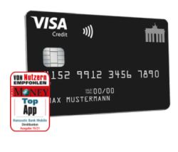 Endet bald: Kostenlose Deutschland-Kreditkarte VISA CLASSIC ohne Jahresgebühr mit 60€ Startguthaben + 20€ KwK Prämie