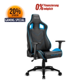 Sharkoon Gamingstuhl Elbrus 2 in rot, grün oder blau nur je 159,08 Euro