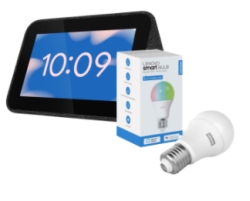 Lenovo Smart Clock mit Google Assistant inkl. Lenovo Smart Bulb für nur 48,73 Euro inkl. Versand