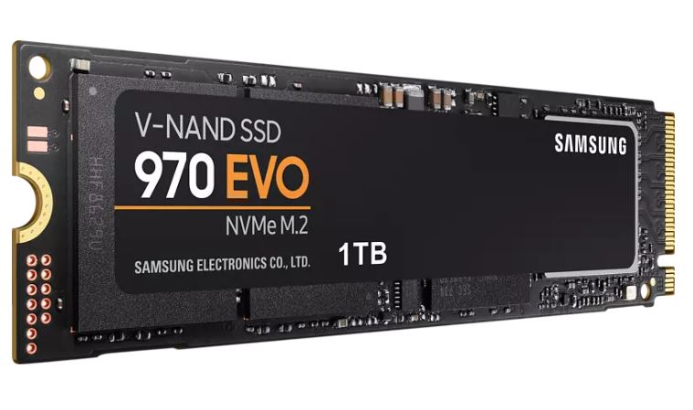 SAMSUNG M.2 NVMe SSD 970 Evo (1 TB) ab 103,44 Euro inkl. Versand