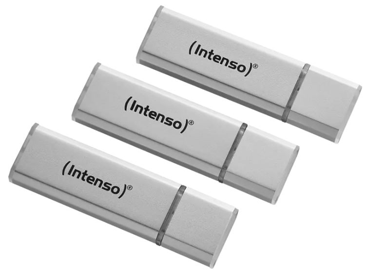 INTENSO 3521483 Tripplepack USB Sticks (Silber, 32 GB) für nur 11,70 Euro