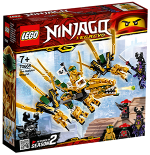 LEGO 70666 Ninjago Goldener Drache für nur 12,99 Euro (statt 17,- Euro)