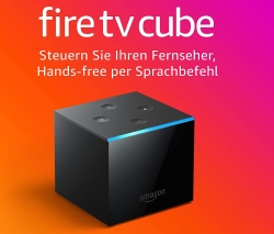 Amazon Fire TV Cube 4K Ultra HD-Streaming-Mediaplayer mit Alexa ab 69€