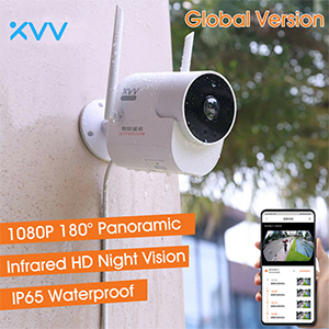 Xiaovv 1080P HD Outdoor Überwachungskamera für nur 31,91 Euro