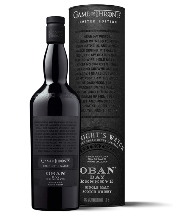 Oban Little Bay Reserve Single Malt Scotch Whisky – Die Nachtwache Game of Thrones Limitierte Edition (1 x 0.7 l) für nur 49,99 Euro inkl. Versand