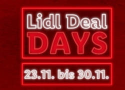 Bis 30. November: Lidl Deal Days mit versandkostenfreier Lieferung ab 59,- Euro