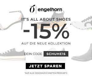 Nur noch heute! 15% Rabatt auf Schuhe der neuen Kollektion bei Engelhorn