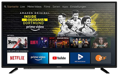 Grundig 43 VLE 6010 Vision 6 – Fire TV Edition (43 Zoll, Full HD, Alexa-Sprachsteuerung, Magic Fidelity) für nur 218,- Euro