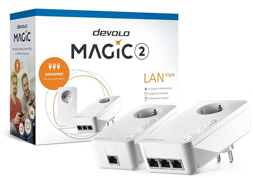 devolo Magic 2 LAN triple Powerline Starter Kit für nur 87,99 Euro inkl. Versand