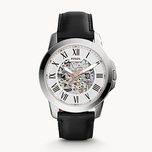 Fossil Grant Automatik Herrenuhr mit Leder-Armband für nur 119,- Euro