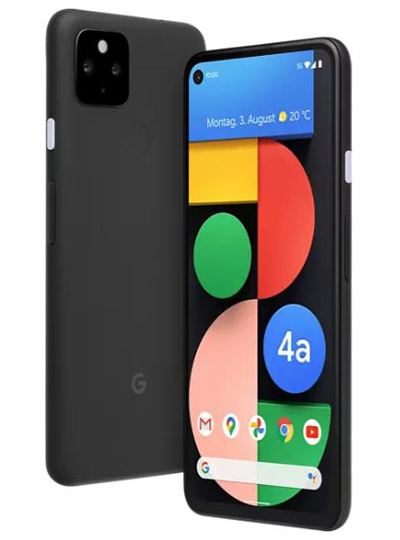 GOOGLE Pixel 4a 5G Smartphone (128 GB, Just Black, Dual SIM) für nur 379€ inkl. Versand