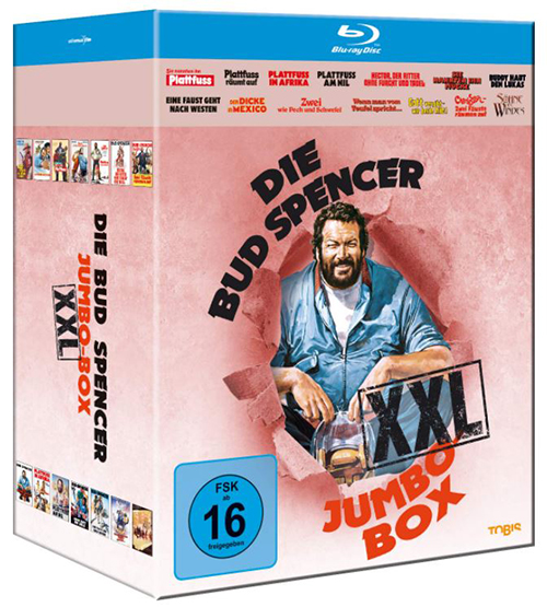 Frühlingsangebot: Die Bud Spencer Jumbo Box XXL [Blu-ray] für nur 47,73€ (statt 61,99€)