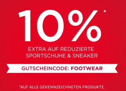 10% Extrarabatt auf reduzierte Sportschuhe & Sneaker bei Engelhorn