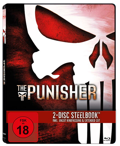 The Punisher SteelBook Exklusiv Blu-ray (Uncut Kinofassung + Extended Cut) für nur 13,98 Euro inkl. Versand