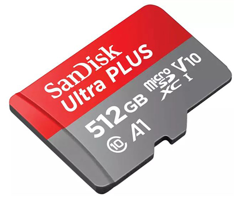 SANDISK Ultra PLUS Micro-SDXC Speicherkarte (512 GB) für nur 59,- Euro inkl. Versand als MM-Club Mitglied