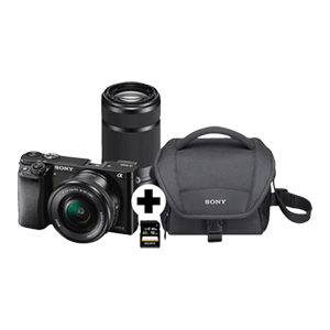 SONY Alpha 6000 Kit Systemkamera + 16-50 mm & 55-210 mm Objektiv für nur 769€ (statt 872€)