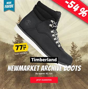 Timberland Newmarket Archive Boots Herren Wildleder Stiefel für nur 77,77 Euro