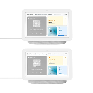 Doppelpack: Google Nest Hub (2. Generation) Smart-Display für nur 59,95€ (statt 98€)